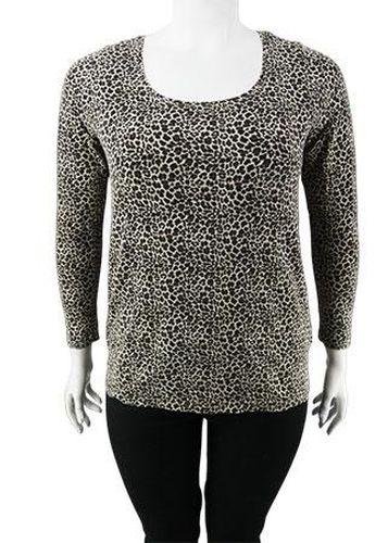 Top manches longues---Beige-46 - XL-Fminin - m&mode - Modalova