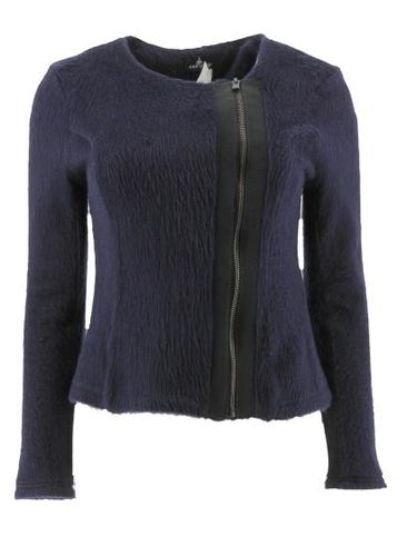 Gilet ---Bleu fonc-40 - M-Fminin - one step - Modalova