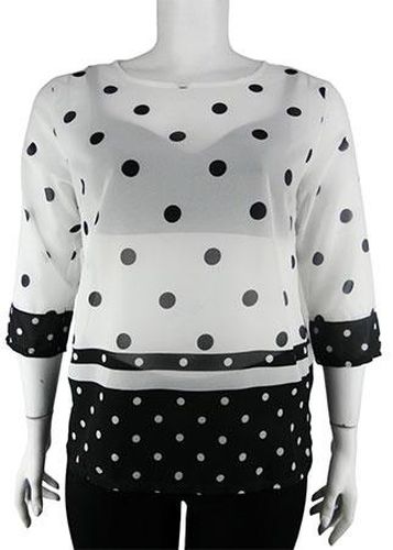 Top manches 3/4---Blanc-46 - XL-Fminin - william de faye - Modalova