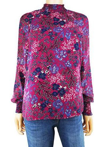 Blouse manches longues---Bleu fonc-36 - S-Fminin - yessica - Modalova