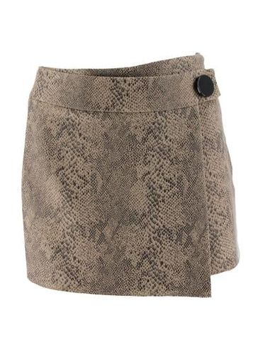 Jupe short---Beige-34 - S-Fminin - zara - Modalova