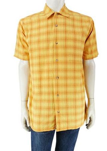 Chemise manches courtes ---Jaune-M-Masculin - jules - Modalova