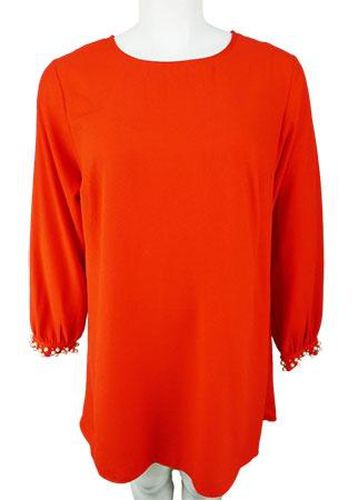 Robe -H&M--Rouge-50 - XXL-Fminin - h&m - Modalova