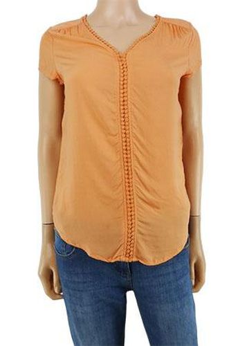 Top manches courtes ---Orange-34 - S-Fminin - camaeu - Modalova