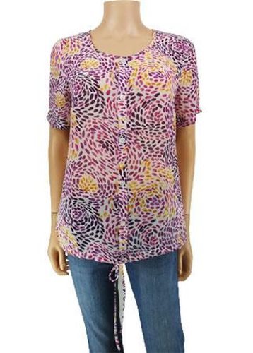 Top manches courtes ---Multicolore-38 - M-Fminin - damart - Modalova