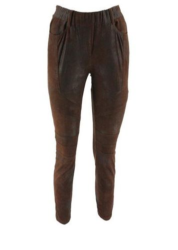 Pantalon ---Marron-36 - S-Fminin - mandarin - Modalova