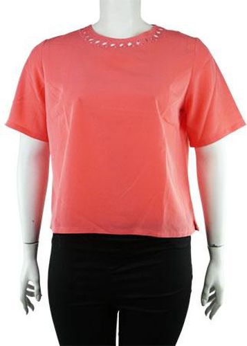 Top manches courtes---Rose-48 - XL-Fminin - daxon - Modalova