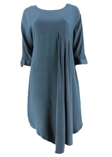 Robe manches courtes---Bleu fonc-34 - S-Fminin - sisley - Modalova