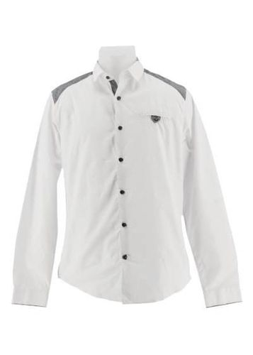 Chemise manches longues---Blanc-S-Masculin - gemo - Modalova