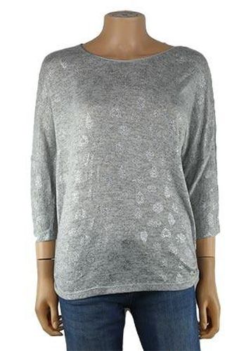 Pull manches 3/4---Gris-38 - M-Fminin - formul - Modalova