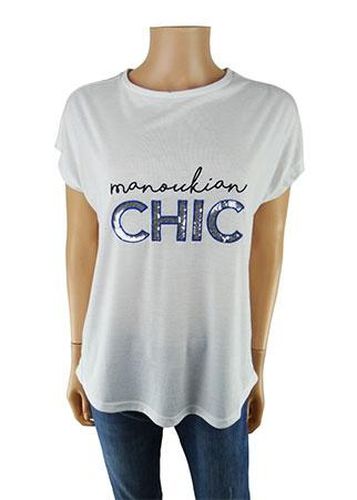 T-shirt manches courtes ---Blanc-40 - M-Fminin - alain manoukian - Modalova