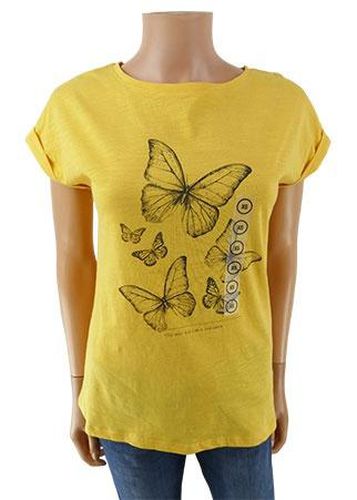 T-shirt manches courtes---Jaune-32 - XS-Fminin - yessica - Modalova