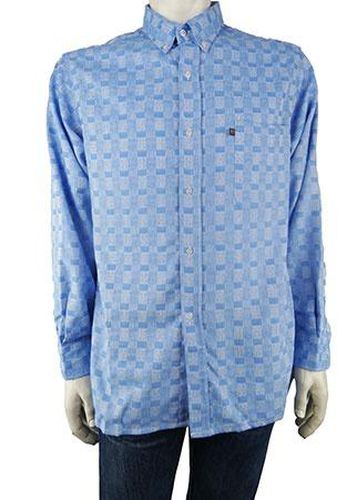 Chemise manches longues---Bleu-XXL-Masculin - marc pooler - Modalova