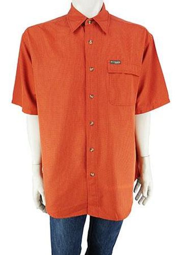 Chemise manches courtes---Orange-L-Masculin - columbia - Modalova