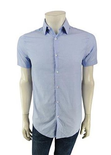 Chemise manches courtes ---Bleu-S-Masculin - primark - Modalova