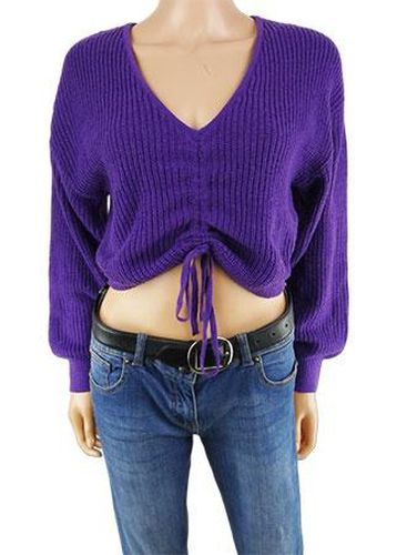 Pull crop top---Violet-32 - XS-Fminin - h&m - Modalova