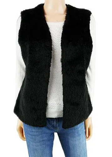 Gilet fausse fourrure ---Noir-42 - L-Fminin - proloog jeans - Modalova