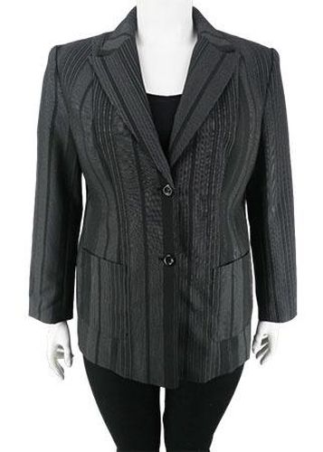 Veste manches longues---Gris-48 - XL-Fminin - trend - Modalova