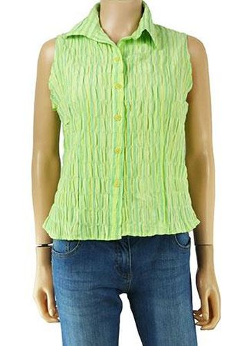 Chemise sans manches---Vert-42 - L-Fminin - cache cache - Modalova