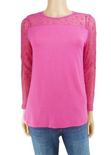 Top manches longues---Rose-40 - M-Fminin - dress in - Modalova