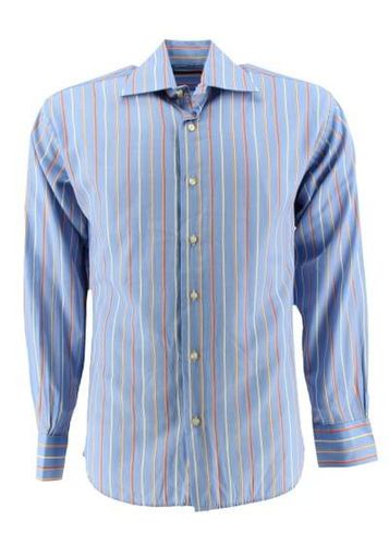 Chemise manches longues---Bleu-S-Masculin - marco serussi - Modalova