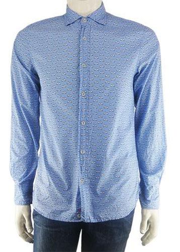 Chemise manches longues---Bleu-S-Masculin - united colors of benetton - Modalova