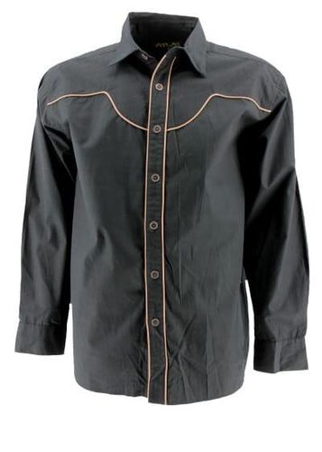 Chemise manches longues---Noir-M-Masculin - atlas for men - Modalova