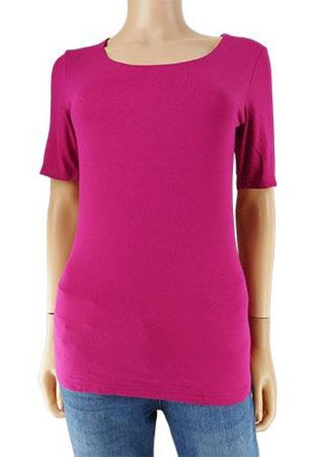 T-shirt manches courtes---Rose-34 - S-Fminin - balsan - Modalova