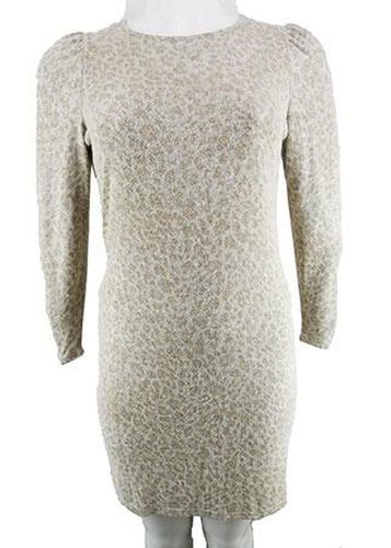 Robe imprime lopard---Beige-46 - XL-Fminin - gemo - Modalova