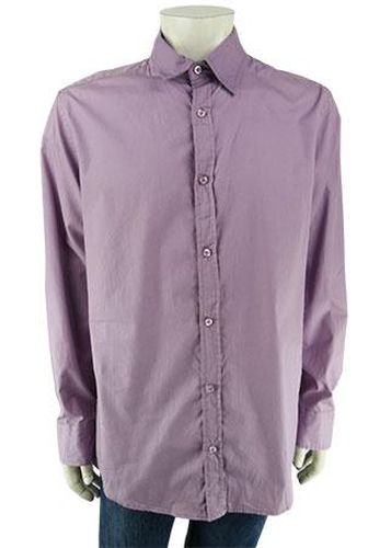 Chemise manches longues---Violet-L-Masculin - u essentiel - Modalova