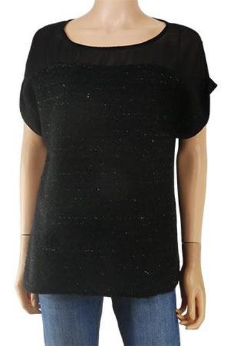 Top manches courtes---Noir-38 - M-Fminin - riu paris - Modalova