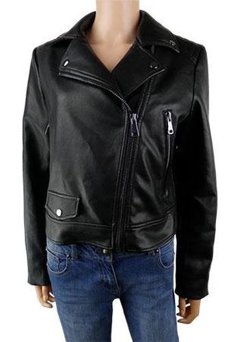 Blouson simili-cuir ---Noir-44 - L-Fminin - gemo - Modalova