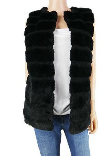 Gilet fausse fourrure sans manches---Basic-34 - S-Fminin - jennyfer - Modalova