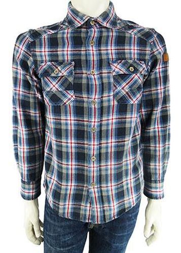 Chemise manches longues---Bleu-S-Masculin - edc brandt - Modalova