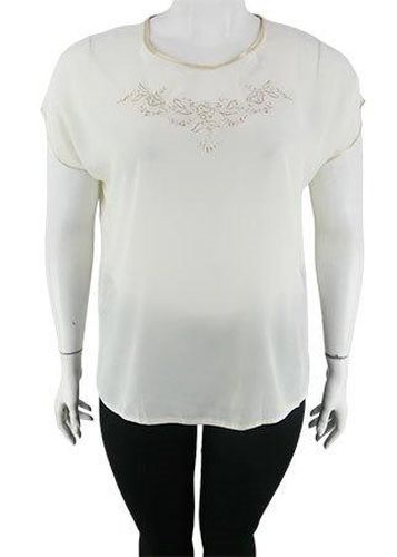 Top manches courtes ---Blanc cass-46 - XL-Fminin - afibel - Modalova