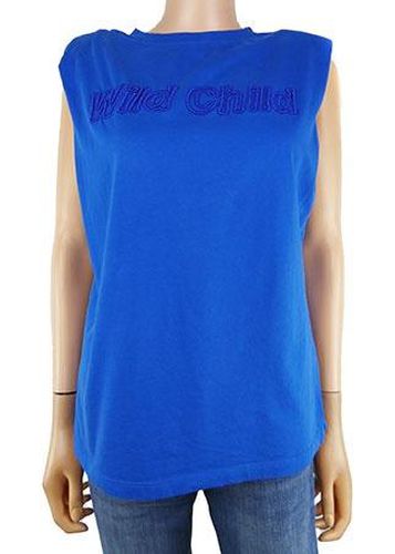 T-shirt sans manches---Bleu fonc-34 - S-Fminin - opullence - Modalova