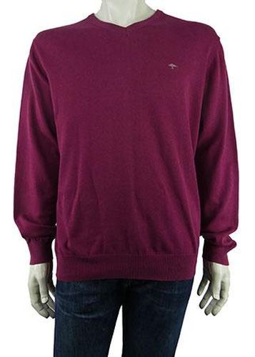 Pull manches longues col v---Violet-L-Masculin - fynch-hatton - Modalova