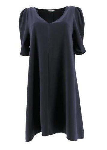 Robe manches courtes---Bleu fonc-38 - M-Fminin - gemo - Modalova