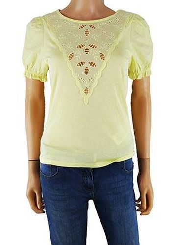 Top manches courtes---Jaune-32 - XS-Fminin - naf naf - Modalova