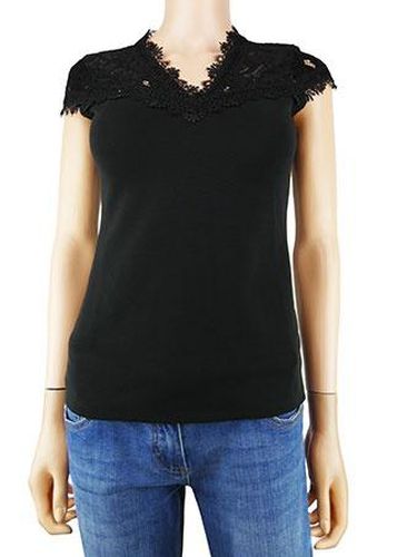 Top manches courtes ---Noir-32 - XS-Fminin - h&m - Modalova