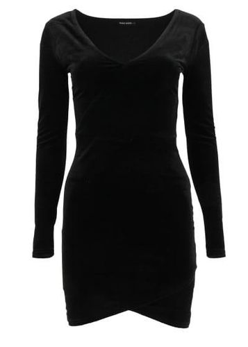 Robe manches longues ---Noir-32 - XS-Fminin - tally weijl - Modalova