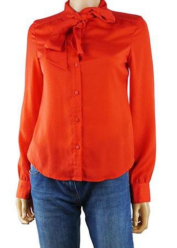 Chemise manches longues---Rouge-34 - S-Fminin - 3 suisses - Modalova