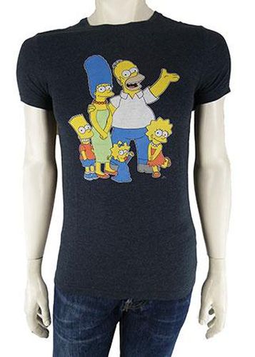 T-shirt manches courtes---Bleu-XS-Masculin - the simpsons - Modalova