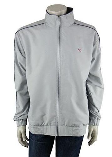 Veste de sport manches longues---Gris-L-Masculin - domyos - Modalova