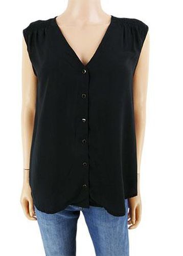 Chemise sans manches---Noir-36 - S-Fminin - camaeu - Modalova