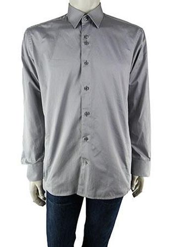 Chemise manches longues -BCBC--Gris-M-Masculin - Label Emmaus - Modalova