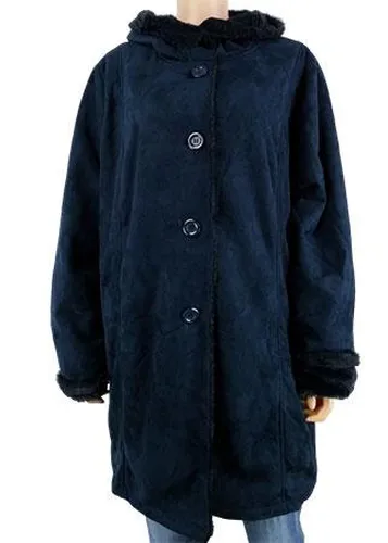 Manteau avec fourrure  l'intrieur---Basic-50 - XXL-Fminin - gabriella vicenza - Modalova