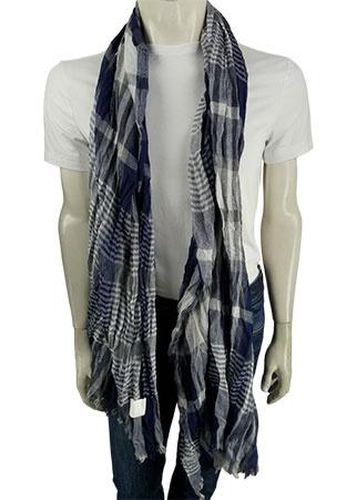 Foulard 91*192-BCBC--Bleu-Basic-Masculin - Label Emmaus - Modalova