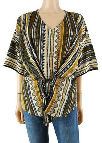 Blouse manches courtes---Multicolore-34 - S-Fminin - elora - Modalova