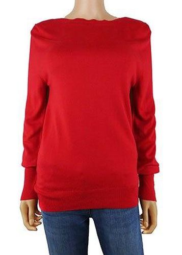 Pull fin manches longues ---Rouge-34 - S-Fminin - l'atelier de louise - Modalova